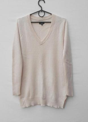 Мягкий кашемир, светр кашеміровий, пудровий jigsaw