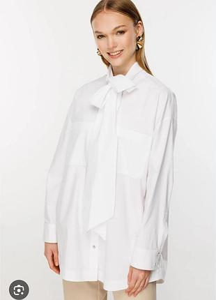 Поплиновая блуза liz lareida