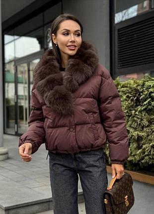 Куртка зимняя с мехом