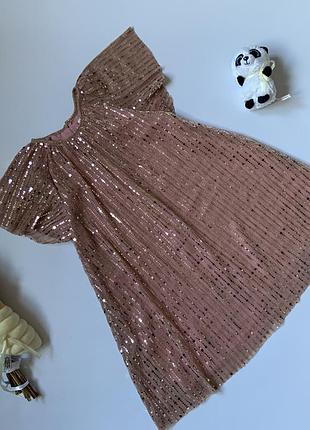 👗 нарядна сукня next для дівчинки 3–4 роки