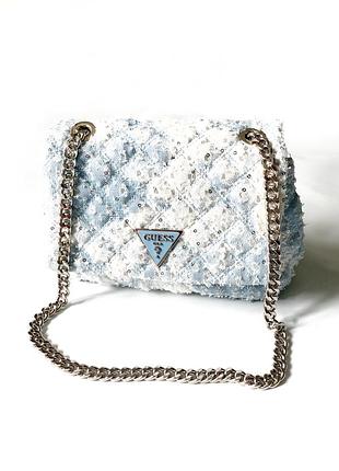 Новая стеганая сумка guess rianee mini hobo crossbody bag