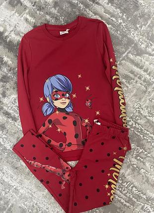 Комплект костюм лонгслів кофта та легінси на дівчинку 8-9 років 134 см