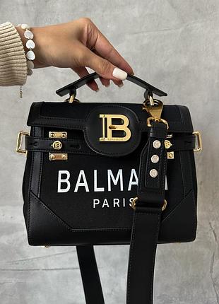 Сумка премиум balmain b-buzz 23 total black