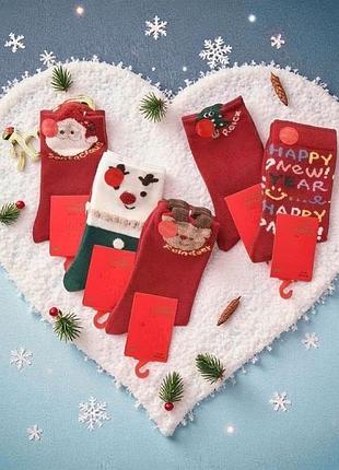 Жіночі новорічні кашемірові шкарпетки корона