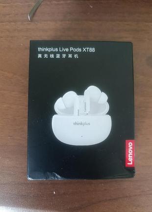 Наушники lenovo thinkplus live pods xt88 — беспроводные bluetooth наушники