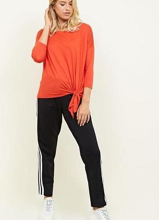 New look. товар из англии. реглан оверсайз с оформлением ткани узлом.