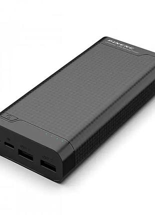 Зовнішній акумулятор power bank pineng pn-932 20000mah чорний
