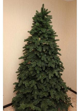 Искусственная пушистая елка элит (высота 2.10 м) литая (зеленая)
