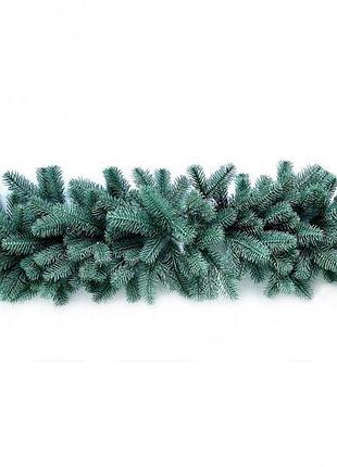 Гирлянда из хвои премиум 2 м литая (голубая)