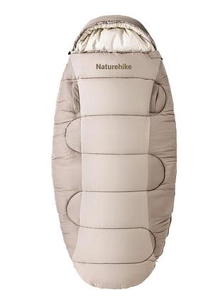 Спальный мешок овальный naturehike ps200 cnk2350ws026 (бежевый)