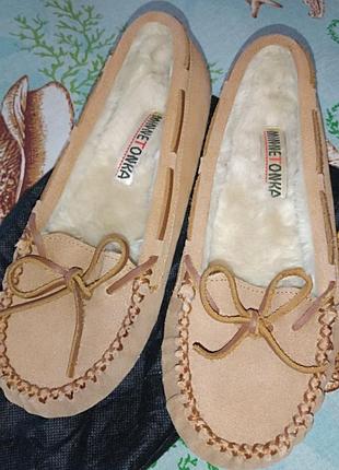 Продам теплі мокасини