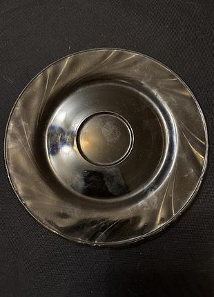 Блюдце стекло франция винтаж