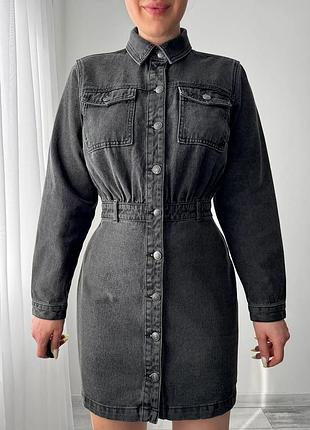 Джинсова сукня на бовтах від g e 0 r g e