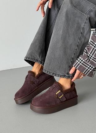 Жіночі замшеві черевики