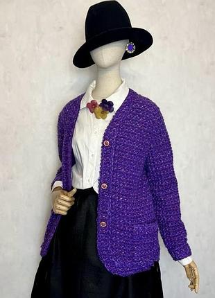 Вовна,мохер,трикотаж жакет,батал,великий розмір,liola,italy 100%,