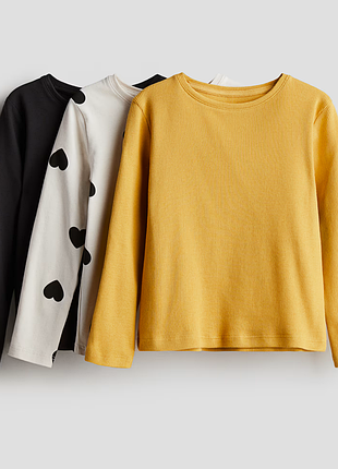 Регланы 3 шт. для девочки h&m.