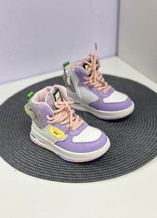 Хайтопи для дівчинки черевики ботінки ботіночки дитяче взуття