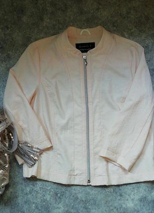 Легкая курточка бомбер без подклада bianco