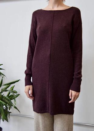 Вовняна сукня светр