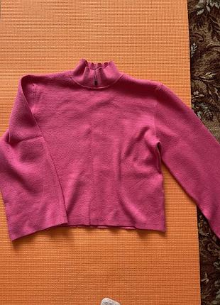 Светр рожевий жіночий теплий 44 р