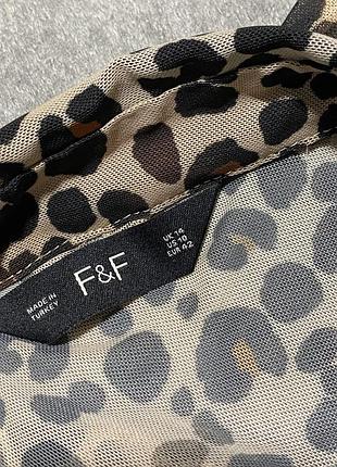 Леопардова блуза сітка 2