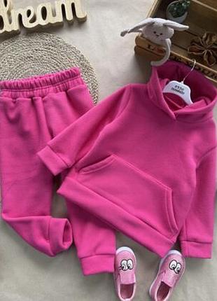 Костюм фліс полар малина 104-140