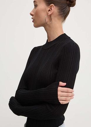 Hugo boss свитер джемпер топ лонгслив водолазка черный термо гольф размер м, l