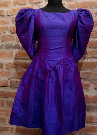 Винтаж.нейсовершенстворимое платье из 80х из шелка чеса