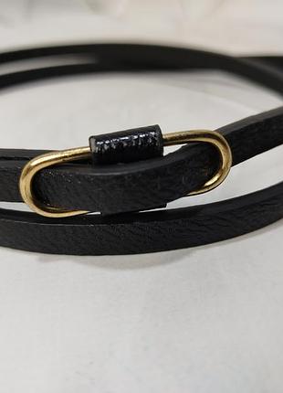 Тонкий классический женский ремень