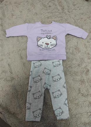 Костюм с лосинами для девочки