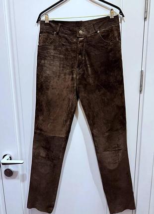 Шоколадні замшеві штани gipsy