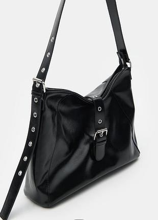 Черная сумка хобо 2