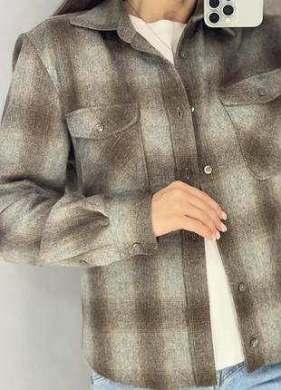 Тепла сорочка преміум бренду reiss, 67% вовни