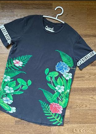 Брендовая футболка jack&jones с апликацией #304