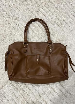 Трендова коричнева сумка