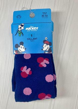 Колготи для дівчинки демісезонні колготи теплі ovs disney