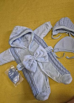 Комплект на виписку, теплий