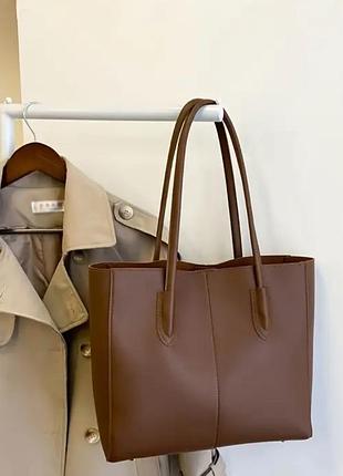 Сумка жіноча шоколадного кольору