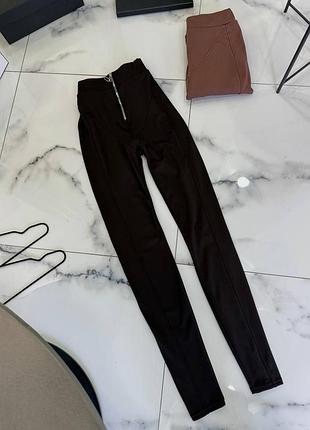 Жіночі повсякденні класичні утеплені лосіни лосини тканина дорогий щільний мікродайвінг на флісі туреччина