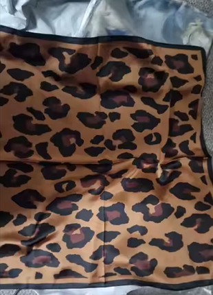 Хустка платок леопард  🍊🐅🐆🐆 5