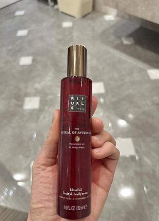 Спрей для волосся і тіла rituals the ritual of ayurveda hair & body mist 50ml