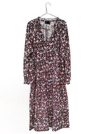 Платье миди с цветочным принтом asos в стиле бохо