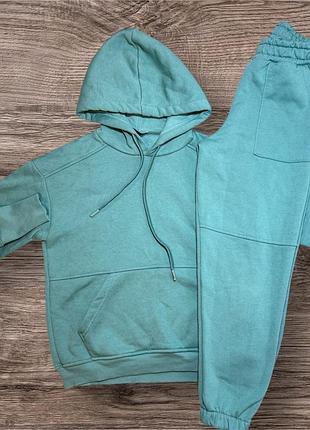 Дитячий спортивний костюм на флісі, розмір 134