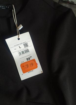 Платье mohito чёрное миди 4