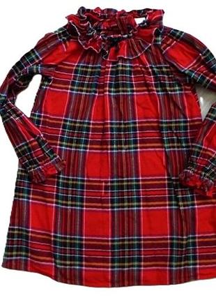 Теплое платье с рукавом на 6-7лет рост 122