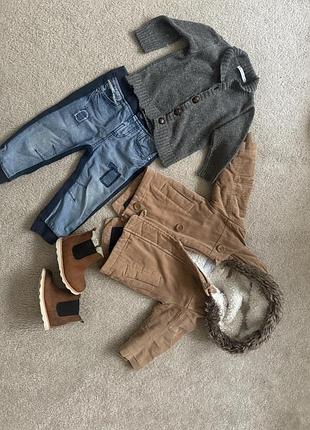 Пакет одягу для хлопчика на осінь 12 18 місяців