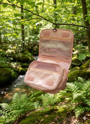 🎀✈️ идеальная дорожная/походная косметичка-органайзер! нежно-розовый цвет! 🌸💖
