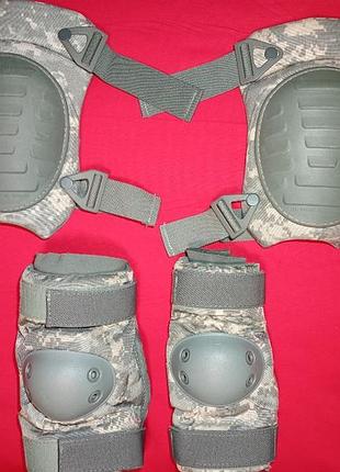 Комплект наколінників та налокітників acu, випуск сша, тип ii,з сумкою для перенесення