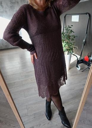 Неймовірна сукня з мохера та шерсті!