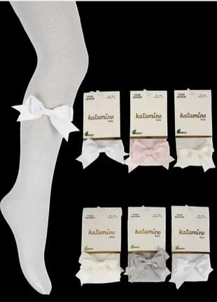 Нарядні колготки з бантиками